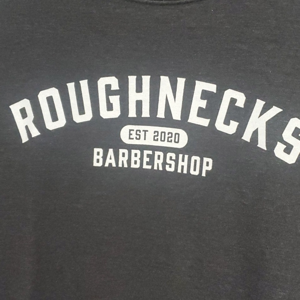 Independent Trading Company mens size large grey white roughnecks barbershop - Picture 12 of 16
